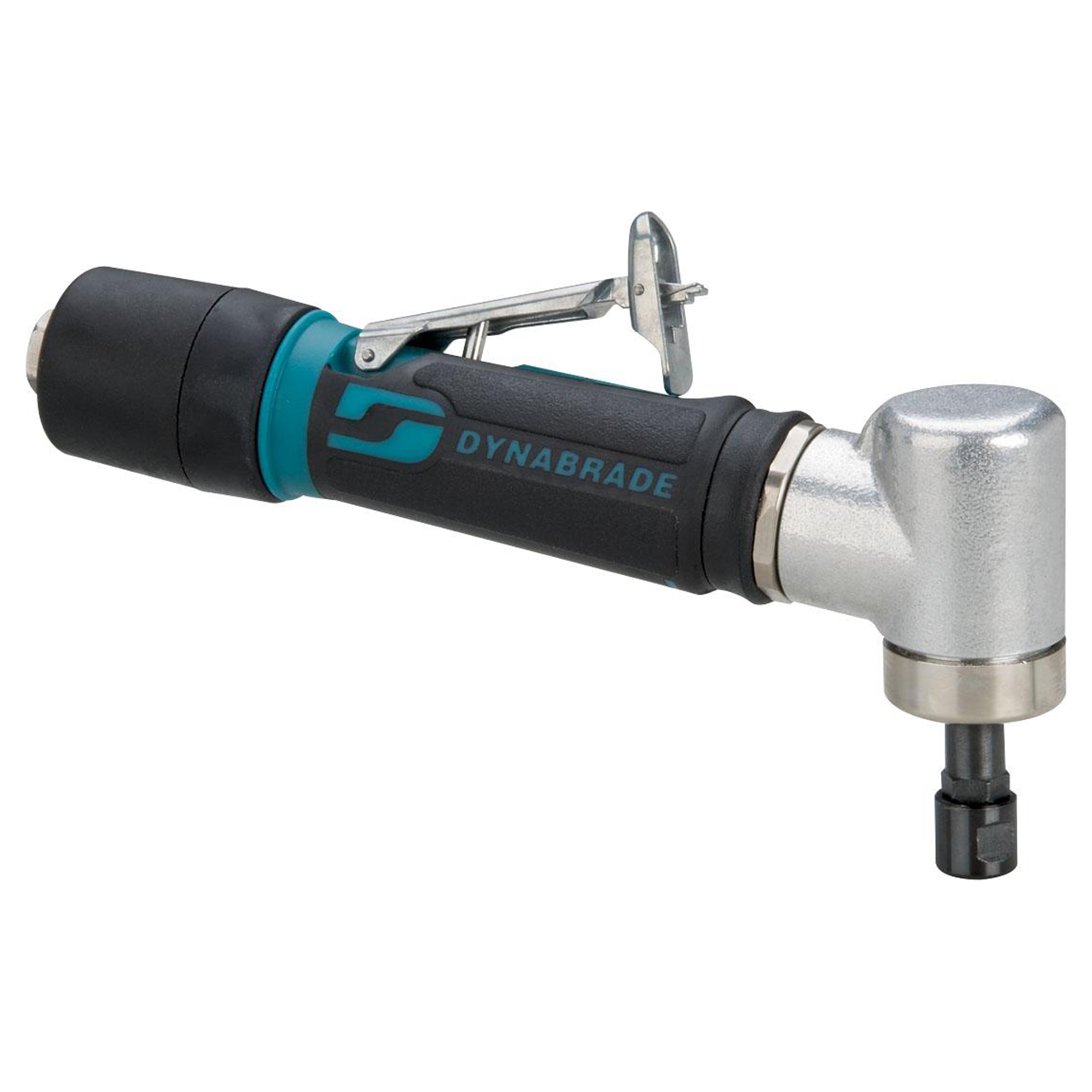 Dynabrade 48205 | 1/4" Collet Size x 1/4" NPT Inlet Thread x 0.4 hp Power x 25,000 RPM Rear Exhaust 7 Degree Offset Extended Die Grinder