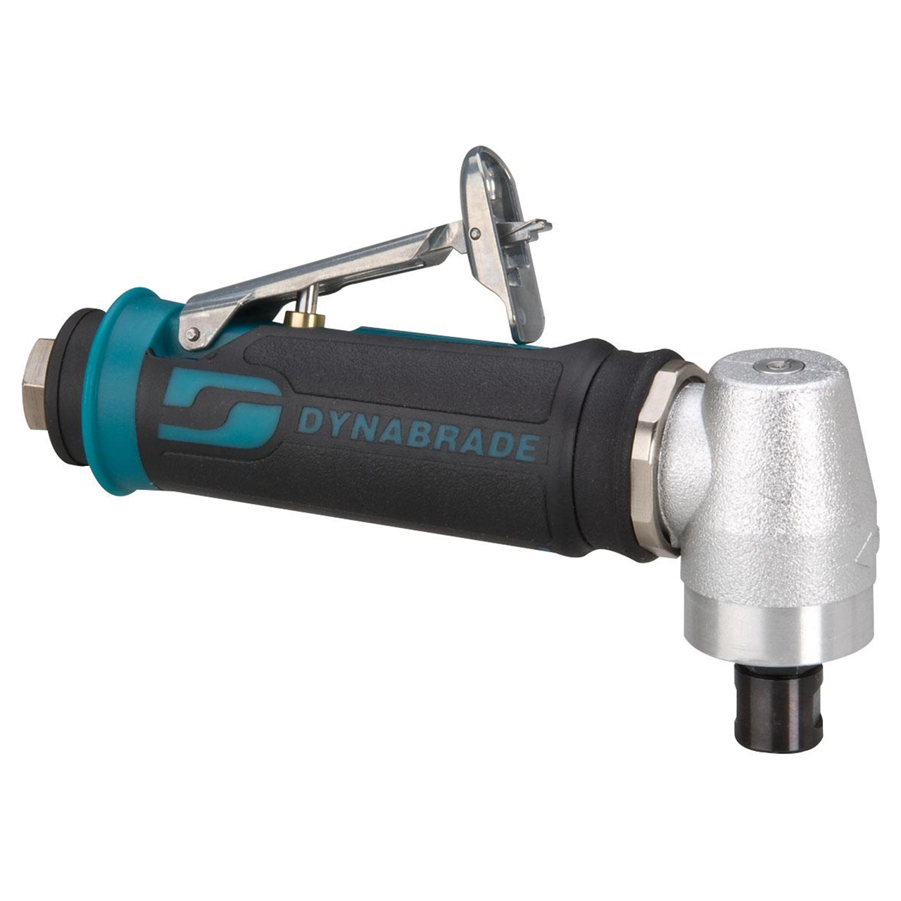 Dynabrade 48316 | 1/4" Collet Size x 1/4" NPT Inlet Thread x 0.4 hp Power x 15,000 RPM Rear Exhaust Right Angle Extended Die Grinder