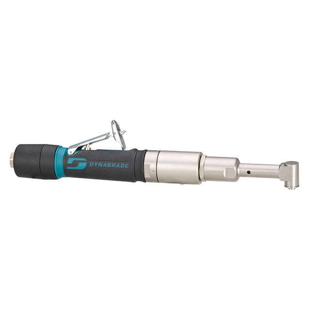Dynabrade 49455 | 1/4" Chuck Size x 1/4"-28 Female Spindle Thread x 0.4 hp Power x 950 RPM Rear Exhaust Right Angle Drill