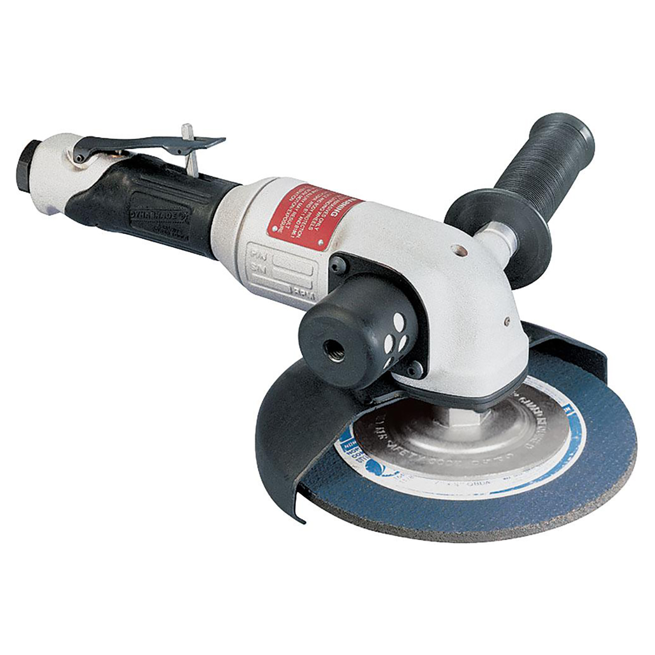 Dynabrade 50350 | 5/8"-11 Male Spindle Thread x 1.2 hp Power x 6000 RPM Right Angle Wheel Grinder