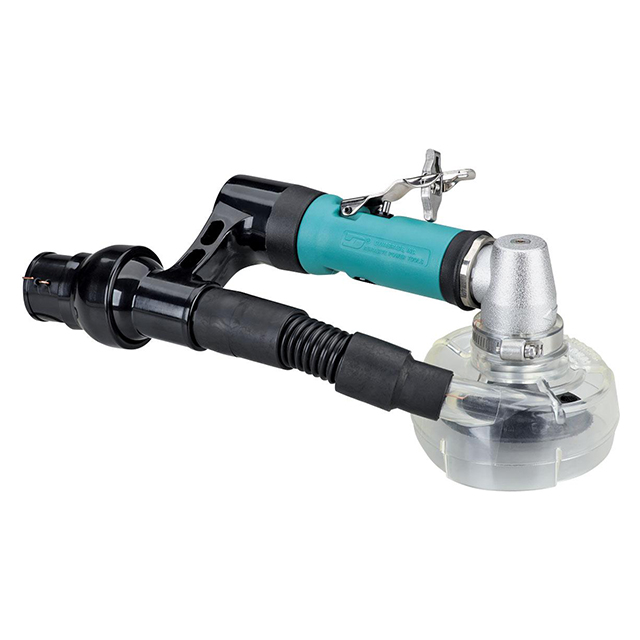 Dynabrade 50561 | 1/2"-20 Male Thread x 0.4 hp Power x 15,000 RPM Rear Exhaust Right Angle Disc Sander