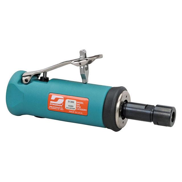 Dynabrade 51300 | 1/4" Collet Size x 1/4" NPT Inlet Thread x 0.5 hp Power x 15000 RPM Front Exhaust Straight Line Extended Die Grinder
