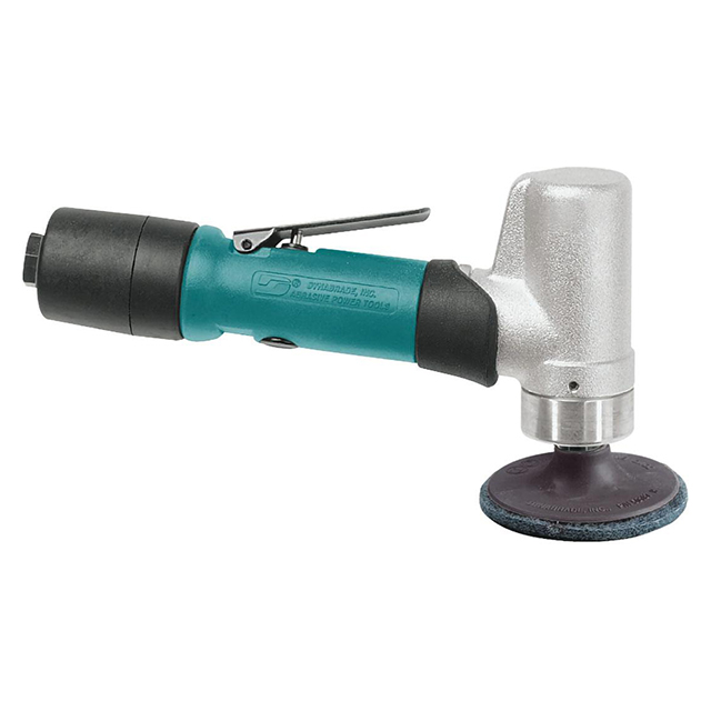 Dynabrade 51420 | 3/8"-24 Male Thread x 0.4 hp Power x 3200 RPM Rear Exhaust 7 Degree Offset Disc Sander