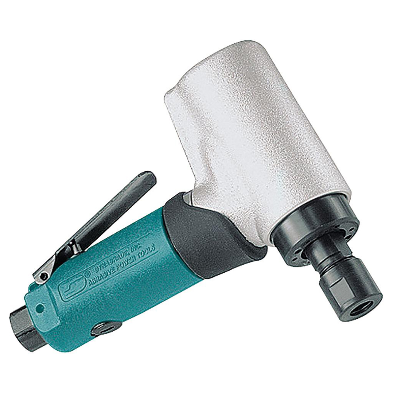 Dynabrade 52213 | 1/4" Collet Size x 1/4" NPT Inlet Thread x 0.5 hp Power x 24000 RPM Front Exhaust 7 Degree Offset Extended Die Grinder