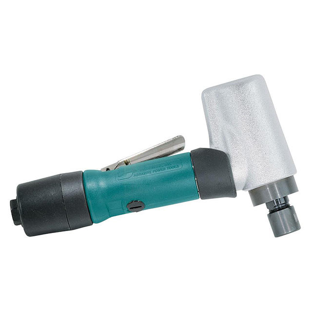 Dynabrade 52222 | 1/4" Collet Size x 1/4" NPT Inlet Thread x 0.5 hp Power x 20000 RPM Rear Exhaust 7 Degree Offset Extended Die Grinder