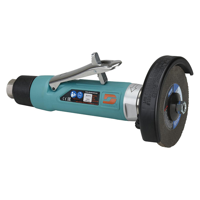Dynabrade 52374 | 3/8"-24 Male Spindle Thread x 1.0 hp Power x 15000 RPM Straight Line Wheel Grinder
