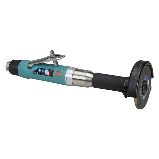 Dynabrade 52379 | 3/8"-24 Male Spindle Thread x 1.0 hp Power x 12,000 RPM Straight Line Wheel Grinder