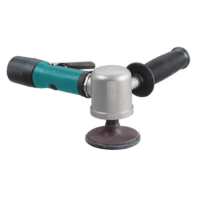 Dynabrade 52557 | 3/8"-24 Male Spindle Thread x 0.55 hp Power x 15000 RPM Right Angle Disc Sander