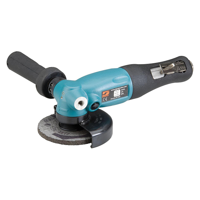Dynabrade 52638 | M14 x 2 Male Spindle Thread x 1.3 hp Power x 12,000 RPM Right Angle Wheel Grinder
