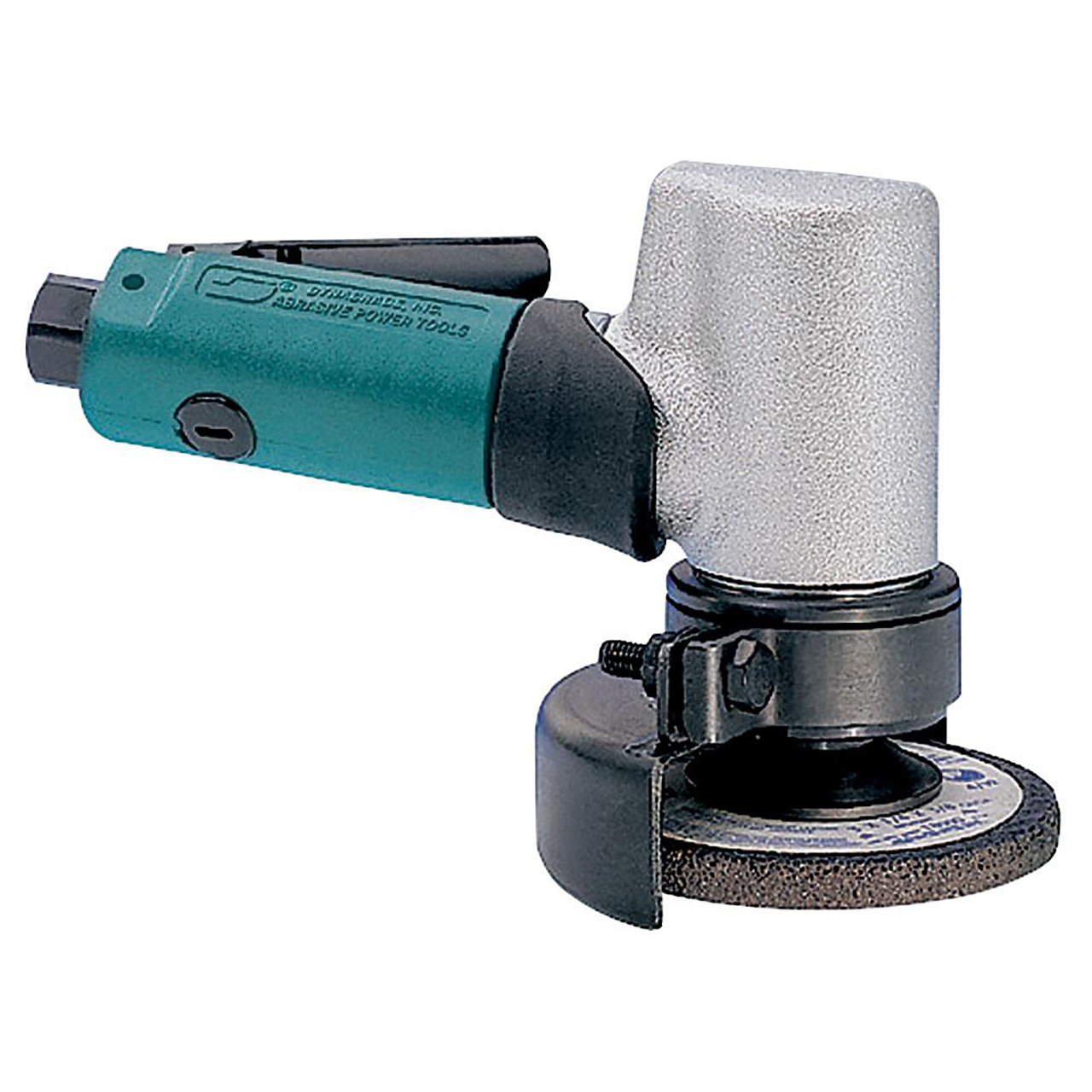 Dynabrade 52700 | 3/8"-24 Male Spindle Thread x 0.7 hp Power x 15000 RPM 7 Degree Offset Wheel Grinder