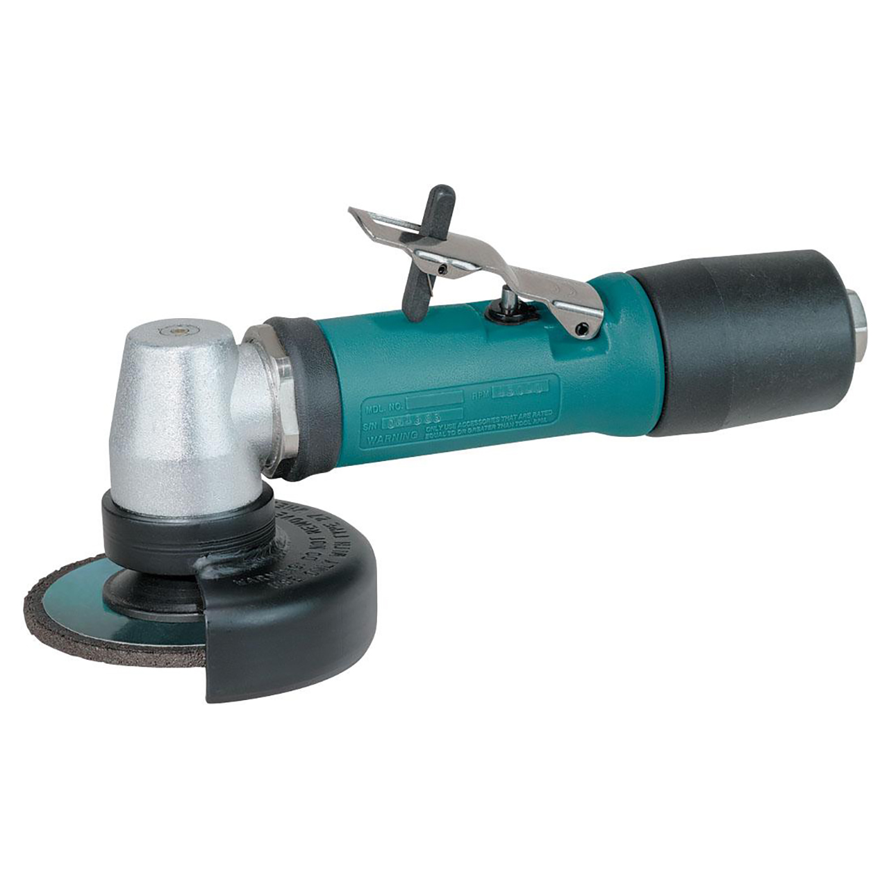 Dynabrade 52705 | 3/8"-24 Male Spindle Thread x 0.4 hp Power x 15000 RPM Right Angle Wheel Grinder