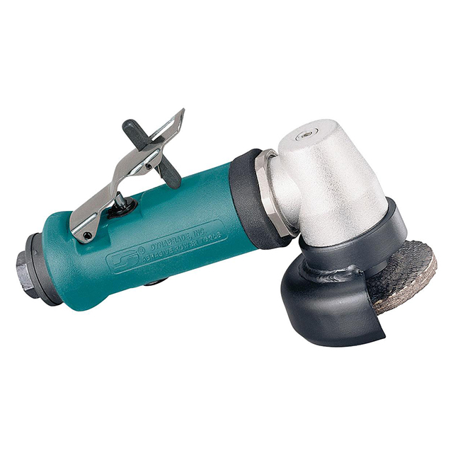 Dynabrade 52710 | 3/8"-24 Male Spindle Thread x 0.4 hp Power x 12000 RPM Right Angle Wheel Grinder