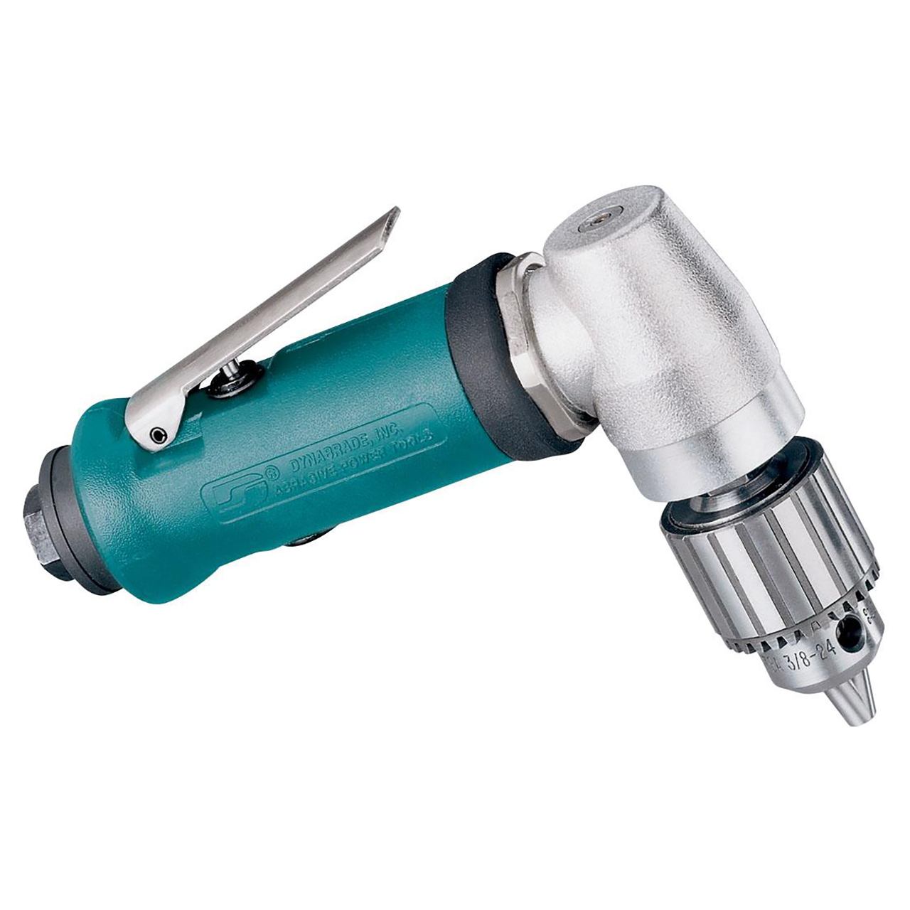 Dynabrade 53046 | 1/4" Chuck Size 1/4" NPT Inlet Thread x 0.4 hp Power x 12000 RPM Right Angle Drill