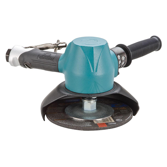 Dynabrade 53232 | 5/8"-11 Male Spindle Thread x 2.0 hp Power x 6,000 RPM Vertical Wheel Grinder