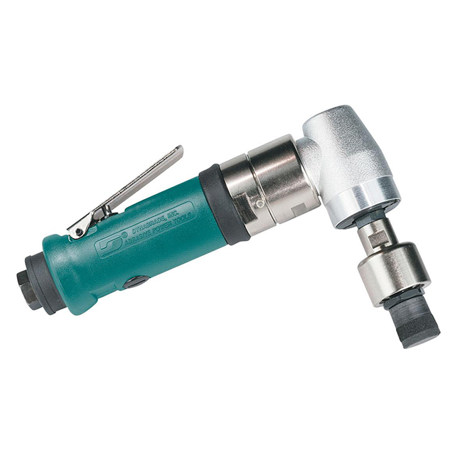 Dynabrade 53417 | 0.4 hp Power x 3200 RPM Rear Exhaust Right Angle Mini-Dynorbital Random Orbital Sander