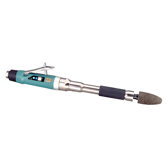 Dynabrade 53531 | 3/8"-24 Male Spindle Thread x 1.0 hp Power x 18,000 RPM Rear Exhaust Straight Line Plug or Cone Grinder