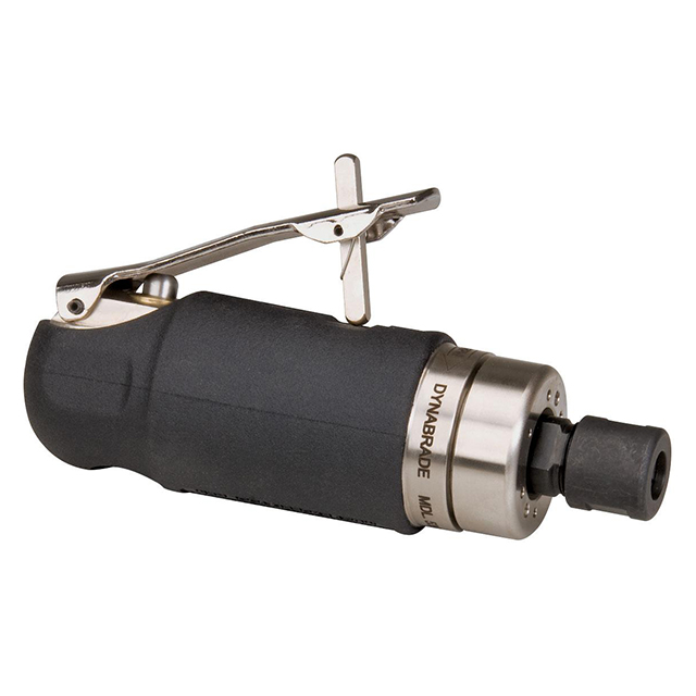 Dynabrade 53807 | 1/4" Collet Size x 1/4" NPT Inlet Thread x 0.5 hp Power 24,000 RPM Front Exhaust Straight Line Extended Die Grinder