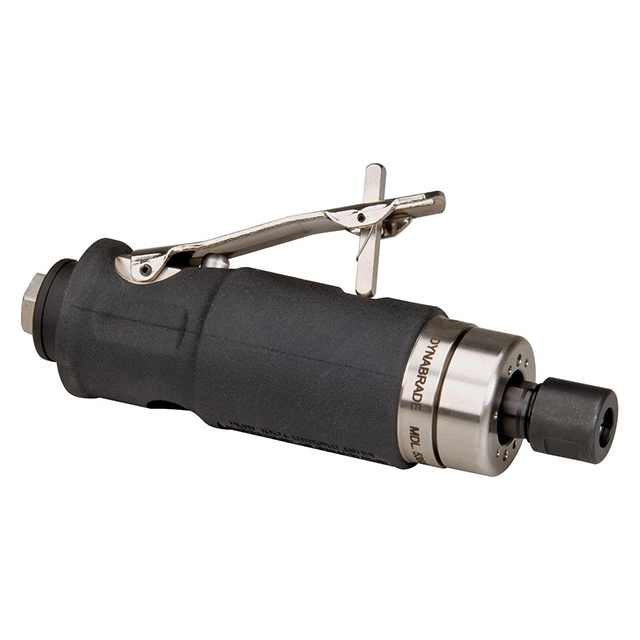 Dynabrade 53808 | 1/4" Collet Size x 1/4" NPT Inlet Thread x 0.5 hp Power 24,000 RPM Rear Exhaust Straight Line Extended Die Grinder