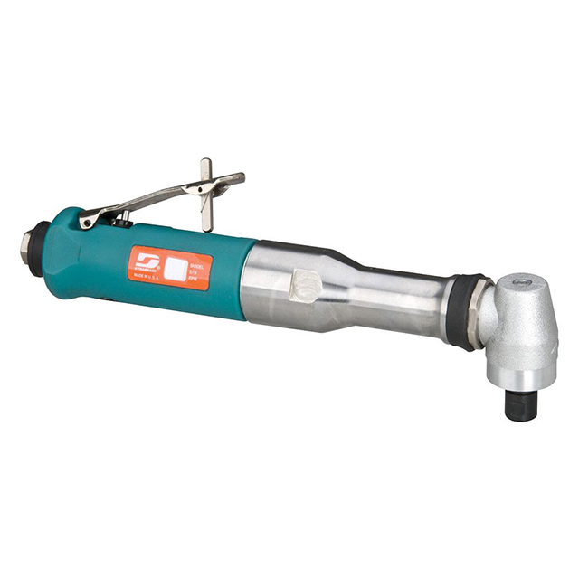 Dynabrade 54363 | 1/4" Collet Size x 1/4" NPT Inlet Thread x 0.7 hp Power 18,000 RPM Rear Exhaust Right Angle Die Grinder Extended Die Grinder