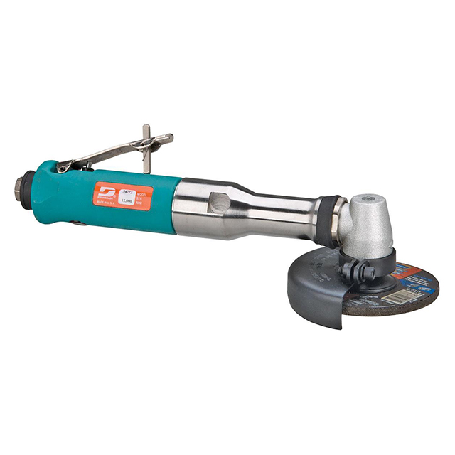 Dynabrade 54773 | 3/8"-24 Male Spindle Thread x 0.7 hp Power x 12,000 RPM Right Angle Wheel Grinder