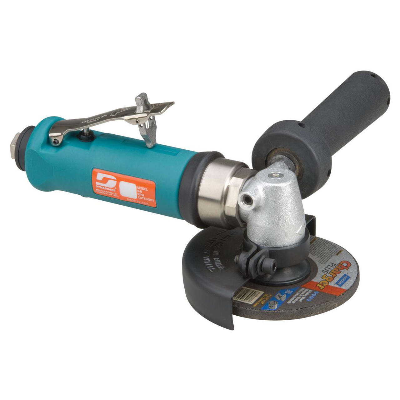 Dynabrade 54775 | 3/8"-24 Male Spindle Thread x 0.7 hp Power x 13,500 RPM Right Angle Wheel Grinder