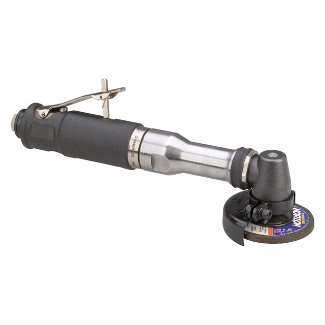Dynabrade 54785 | 3/8"-24 Male Spindle Thread x 0.7 hp Power x 18,000 RPM Right Angle Wheel Grinder