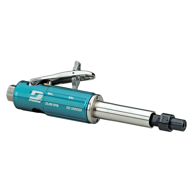 Dynabrade 55522 | 1/4" Collet Size x 0.3 hp Power x 25,000 RPM Rear Exhaust Straight-Line Extension Die Grinder