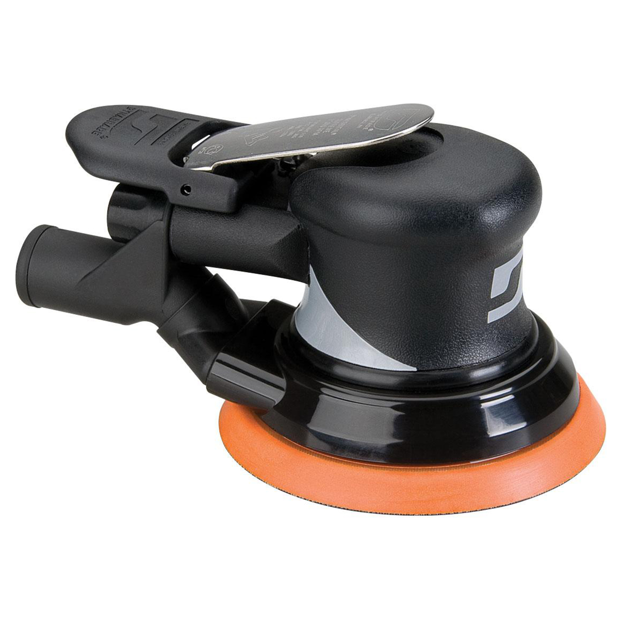 Dynabrade 56819 | 5/16"-24 Female Spindle Thread x 0.28 hp Power x 12000 RPM Rear Exhaust Palm Orbital Sander