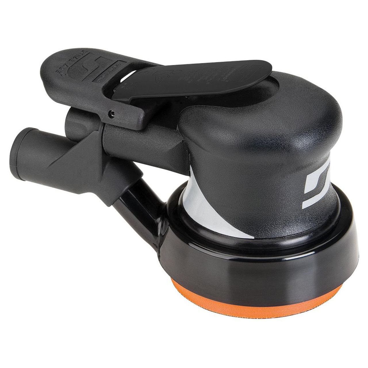 Dynabrade 56844 | 5/16"-24 Female Spindle Thread x 0.28 hp Power x 12000 RPM Rear Exhaust Palm Orbital Sander