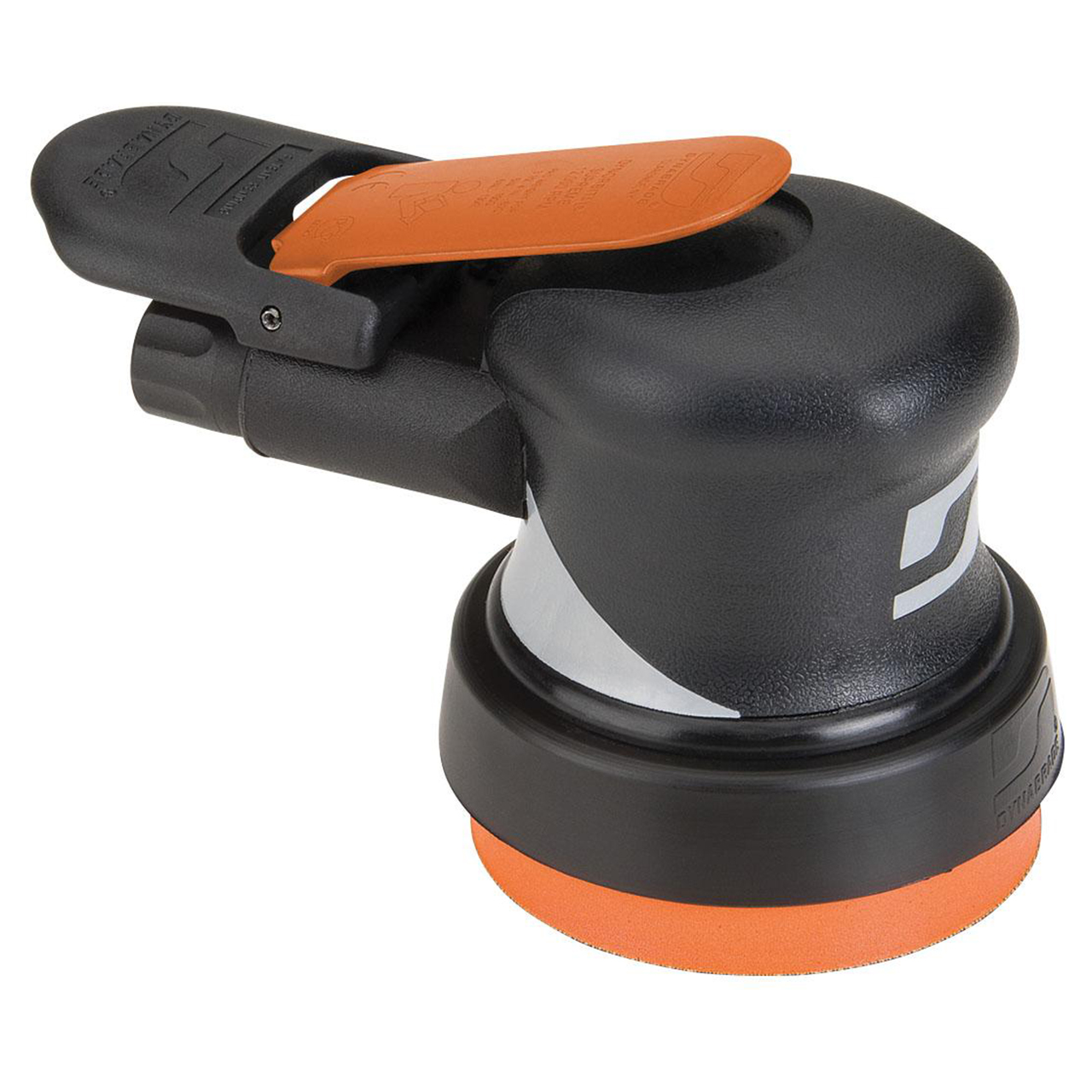 Dynabrade 56870 | 5/16"-24 Female Spindle Thread x 0.28 hp Power x RPM Rear Exhaust Palm Orbital Sander