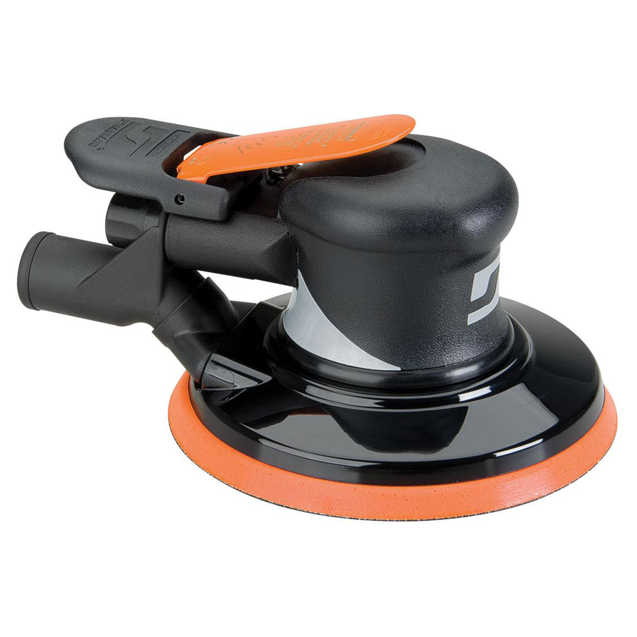 Dynabrade 56894 | 5/16"-24 Female Spindle Thread x 0.28 hp Power x RPM Rear Exhaust Palm Orbital Sander