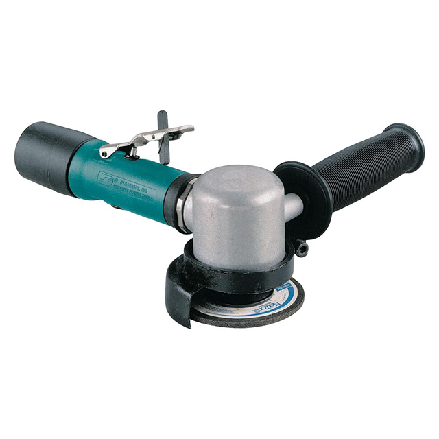 Dynabrade 57127 | 3/8"-24 Male Spindle Thread x 0.55 hp Power x 15000 RPM Right Angle Wheel Grinder