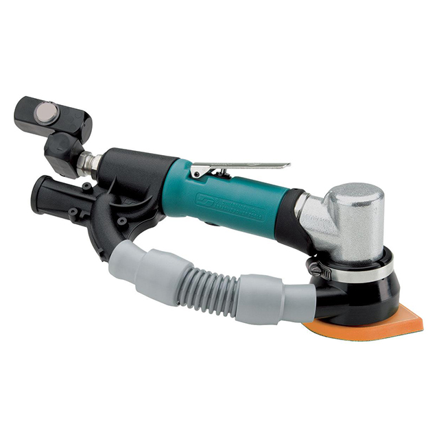 Dynabrade 58015 | 0.12 hp Power x 15,000 RPM Rear Exhaust 7 Degree Offset Dynafine Detail Sander