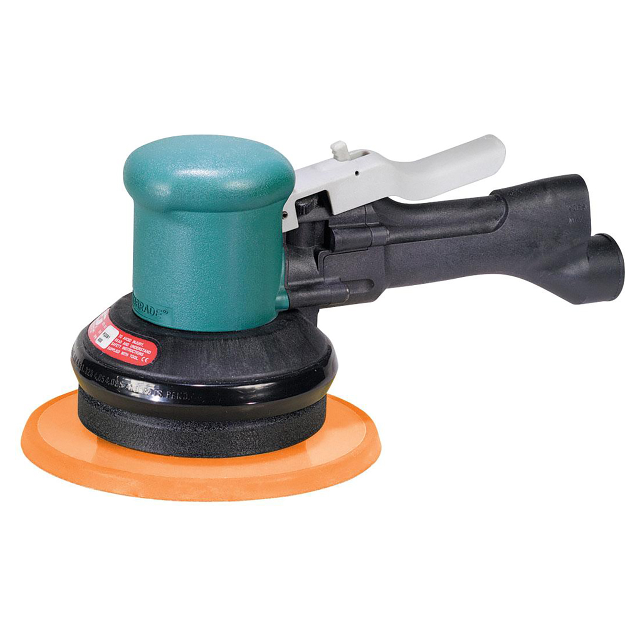 Dynabrade 58442 | 0.45 hp Power x 900 RPM Rear Exhaust Two Hand Gear-Driven Sander