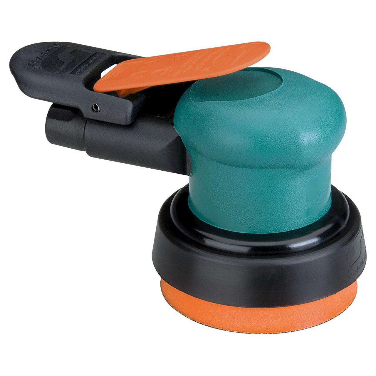 Dynabrade 59000 | 5/16"-24 Female Spindle Thread x 0.25 hp Power x 12000 RPM Rear Exhaust Palm Orbital Sander