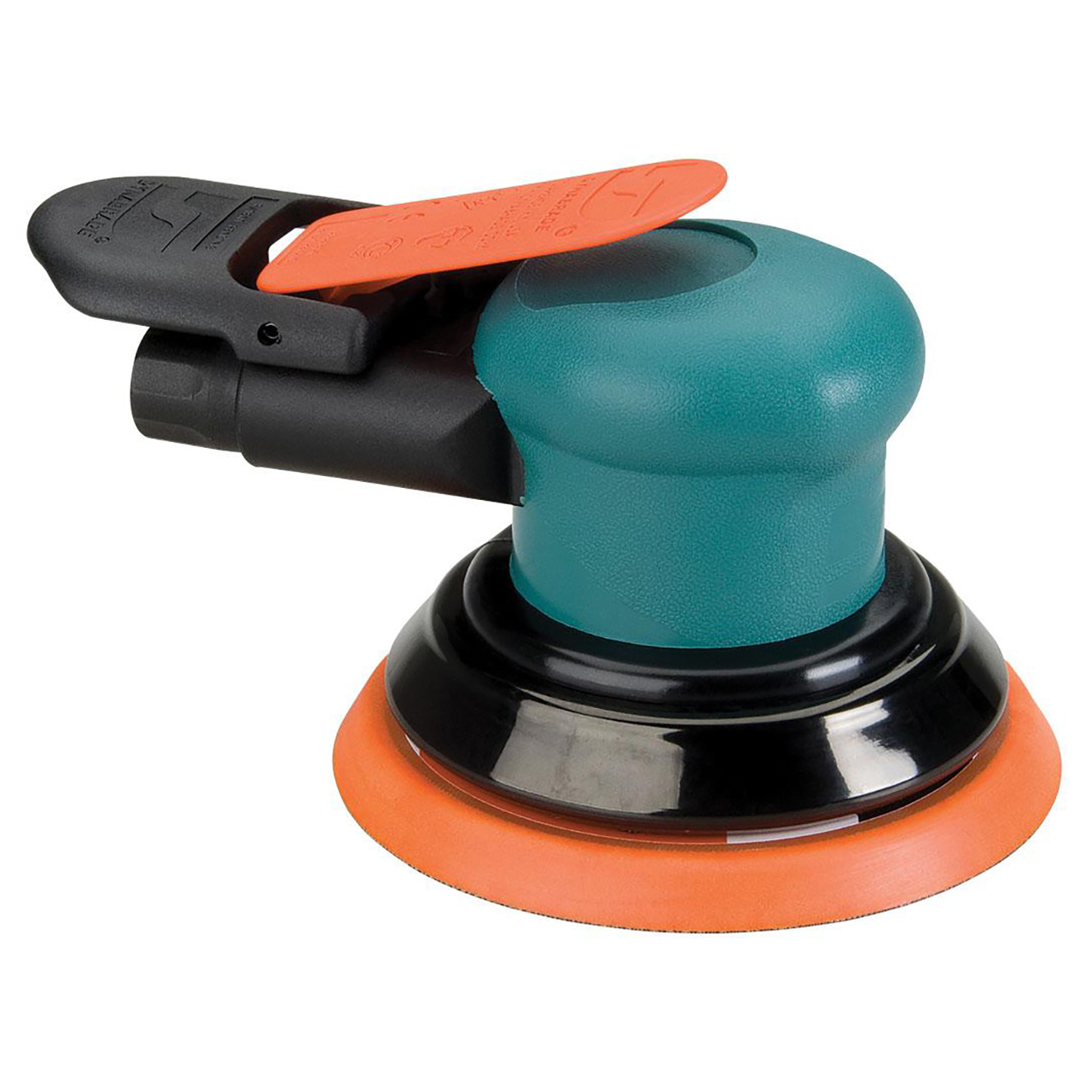 Dynabrade 59005 | 5/16"-24 Female Spindle Thread x 0.25 hp Power x 12000 RPM Rear Exhaust Palm Orbital Sander