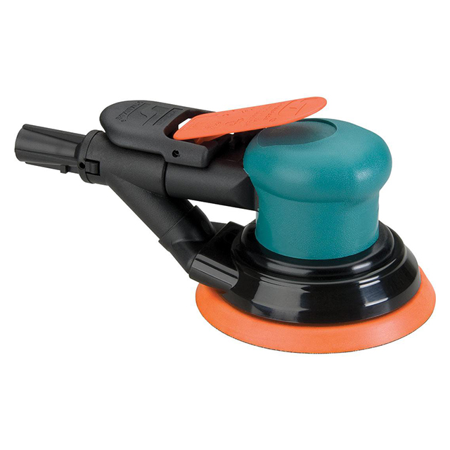 Dynabrade 59008 | 5/16"-24 Female Spindle Thread x 0.25 hp Power x 12000 RPM Rear Exhaust Palm Orbital Sander
