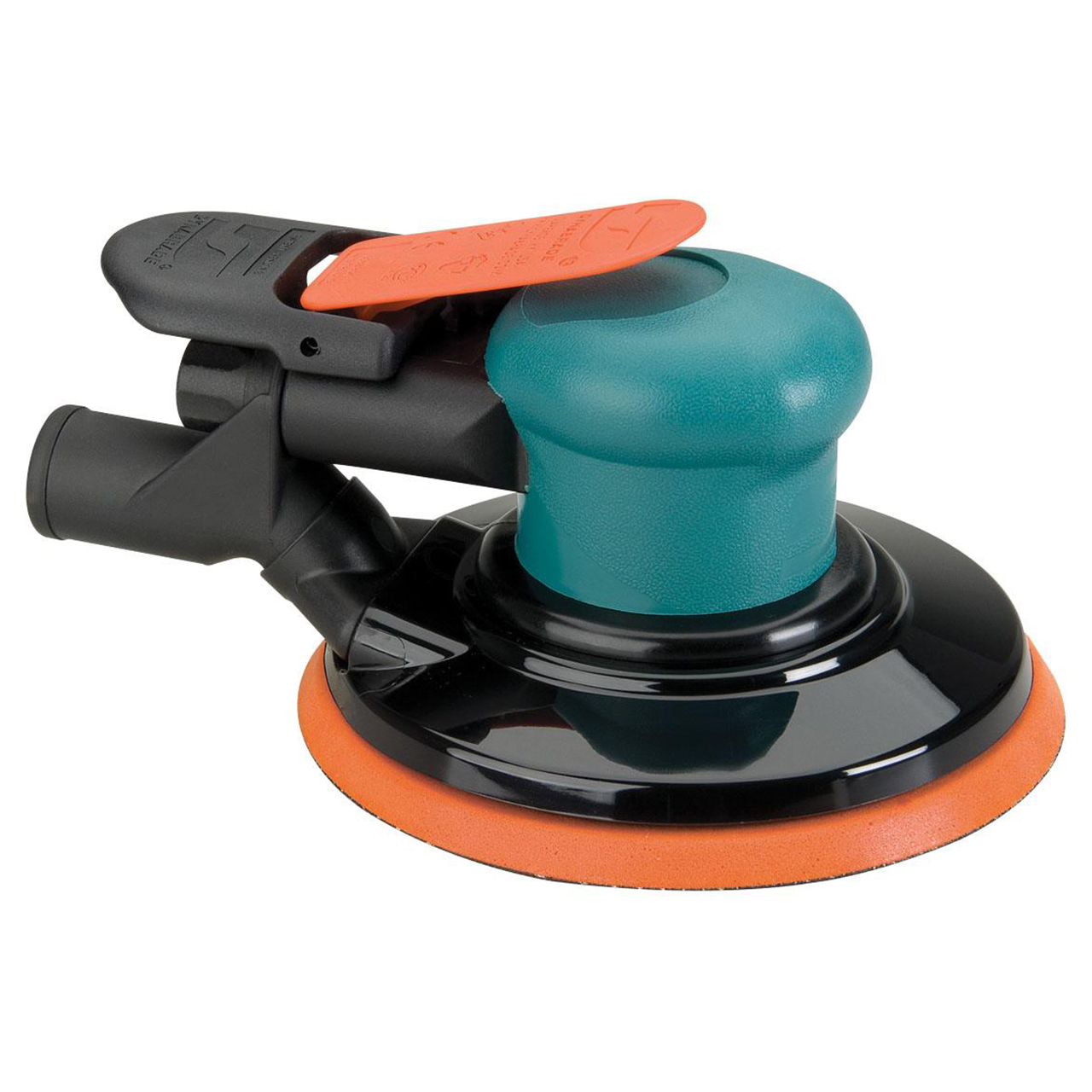 Dynabrade 59014 | 5/16"-24 Female Spindle Thread x 0.25 hp Power x 12000 RPM Rear Exhaust Palm Orbital Sander