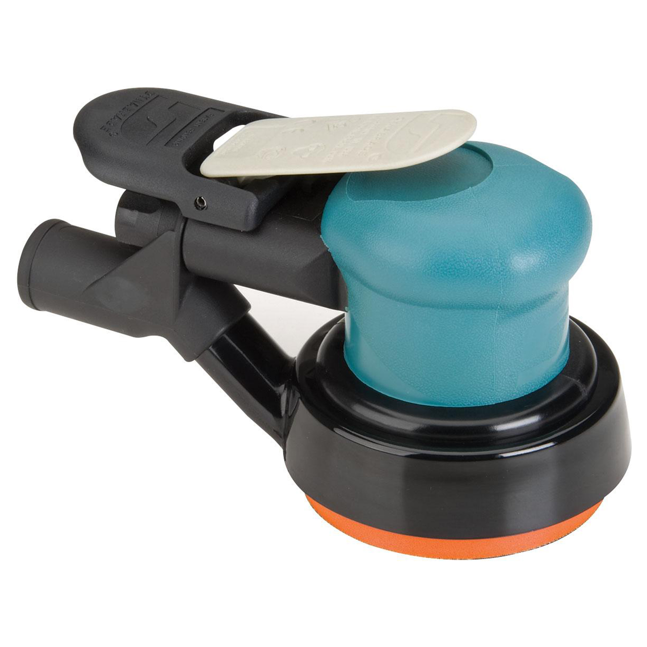 Dynabrade 59019 | 5/16"-24 Female Spindle Thread x 0.25 hp Power x 12000 RPM Rear Exhaust Palm Orbital Sander