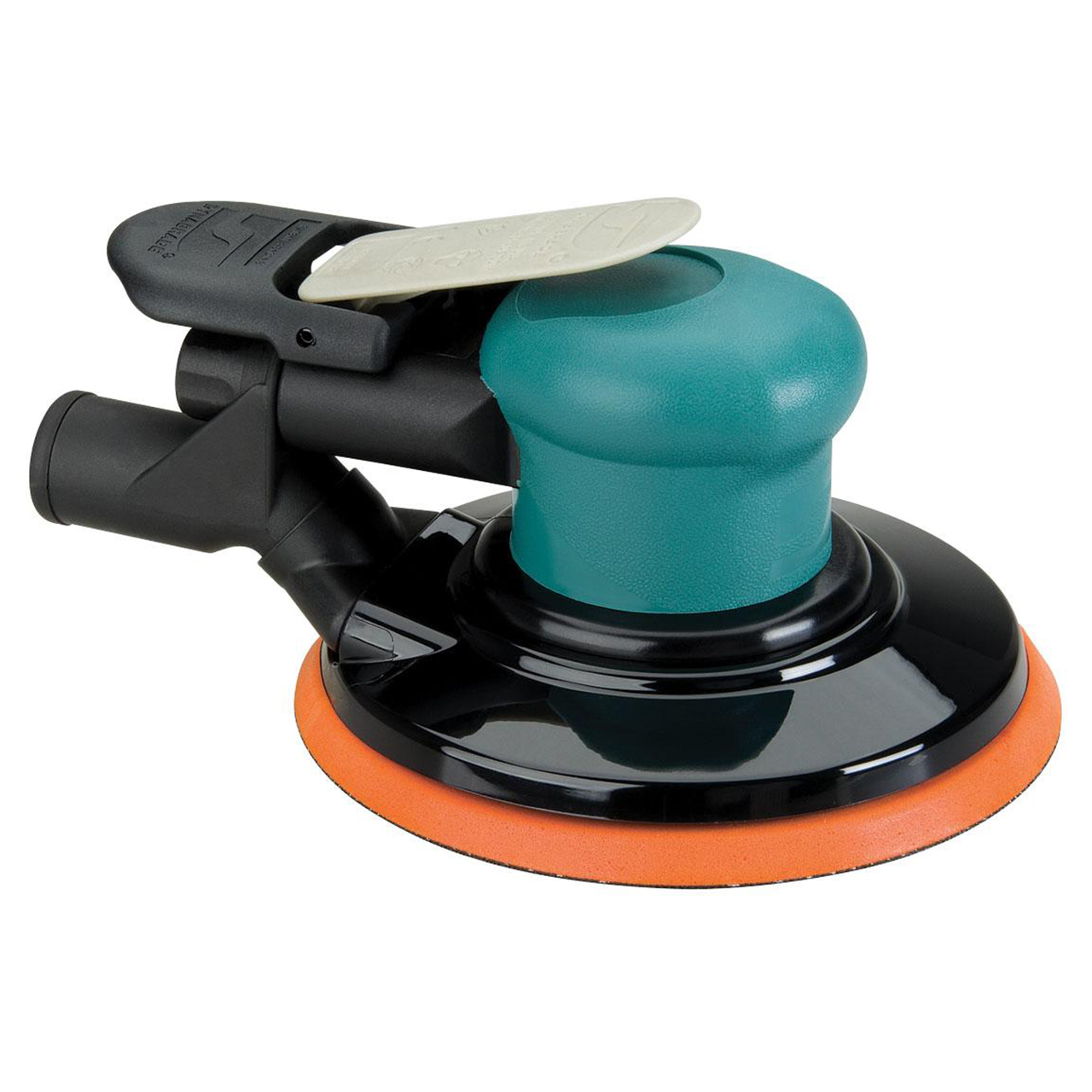 Dynabrade 59029 | 5/16"-24 Female Spindle Thread x 0.25 hp Power x 12000 RPM Rear Exhaust Palm Orbital Sander