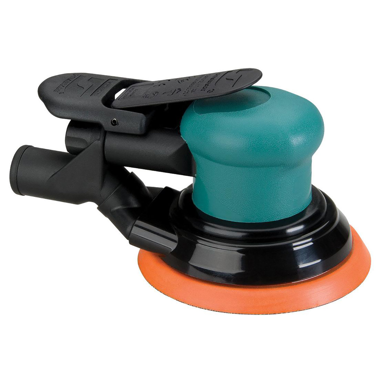Dynabrade 59039 | 5/16"-24 Female Spindle Thread x 0.25 hp Power x 12000 RPM Rear Exhaust Palm Orbital Sander