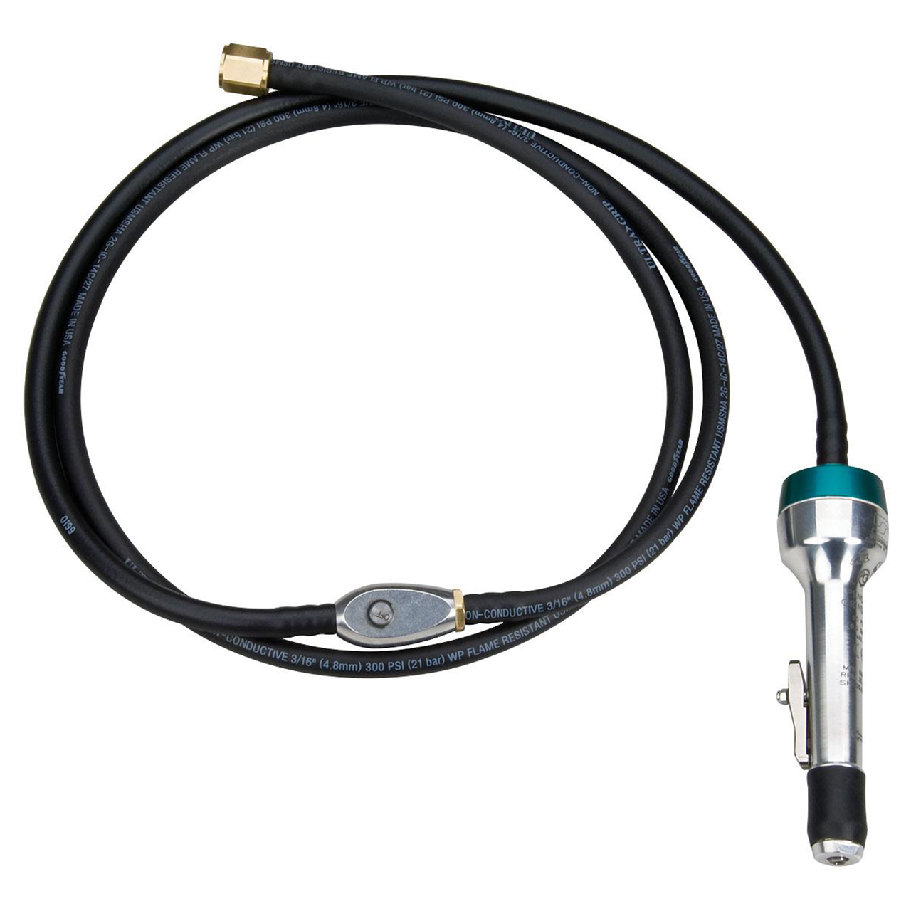 Dynabrade 60051 | 1/8" Collet Size x 1/4" NPT Inlet Thread x 60,000 RPM Straight Line Pencil Grinder