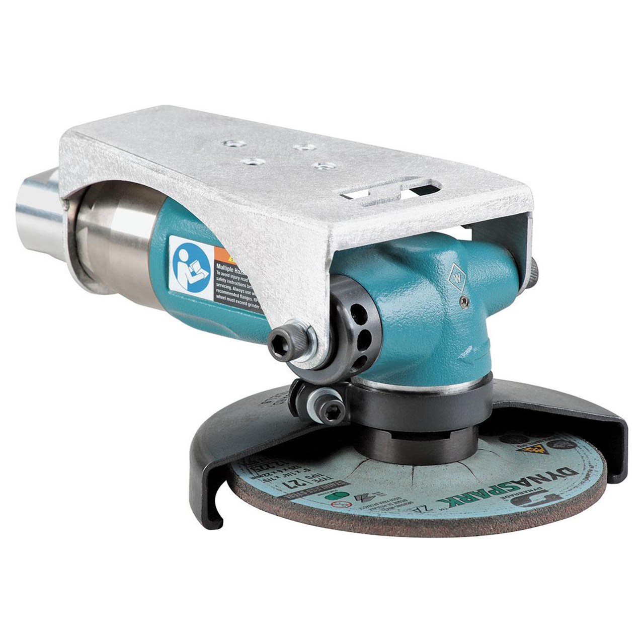 Dynabrade 52632B | 3/8"-24 Spindle Thread x 1.3 hp Power x 13,000 RPM Rotational Exhaust Wheel Grinder