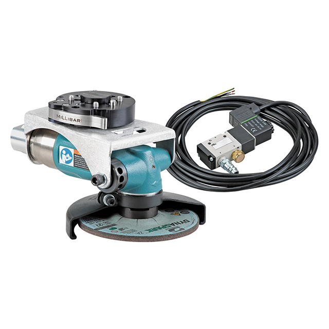 Dynabrade 52633BK | 3/8"-24 Spindle Thread x 1.3 hp Power x 12,000 RPM Rotational Exhaust Wheel Grinder