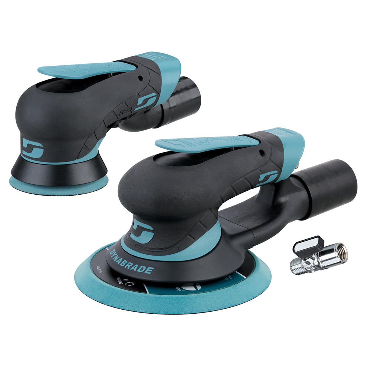 Dynabrade X3161V | 3/16" Orbit Diameter x 12,000 RPM Rear Exhaust Orbital Sander Combo Kit