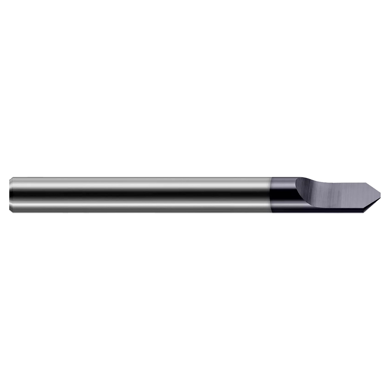 Harvey Tool 30230-C4 | 0.2500" (1/4) Shank Diameter x 0.2070" LOC x 2.5000" (2-1/2) OAL 1 Flute 30 Degree C4 Coated Engraving Cutter
