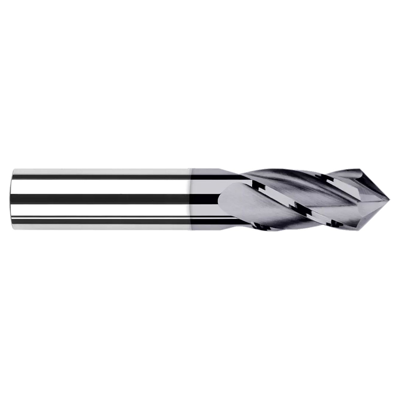 Harvey Tool 739332 | 0.5000" (1/2) Cutter Diameter x 2.6250" (2-5/8) LOC x 4.0000" (4) OAL 4 Flute 90 Degree Uncoated Drill Mill