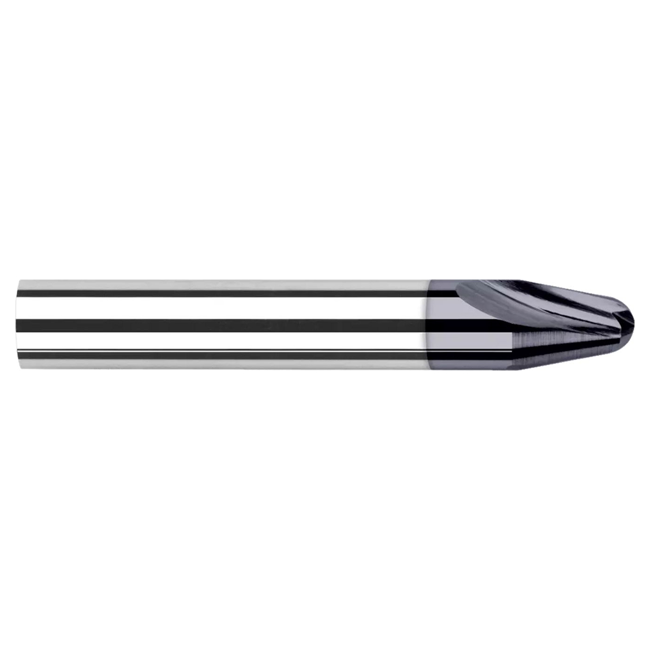 Harvey Tool 856550 | 0.2500" (1/4) Shank x 0.1230" LOC x 2.5000" (2-1/2) OAL x 0.0050" Radius 2 Flute 90 Degree Uncoated Runner Cutter