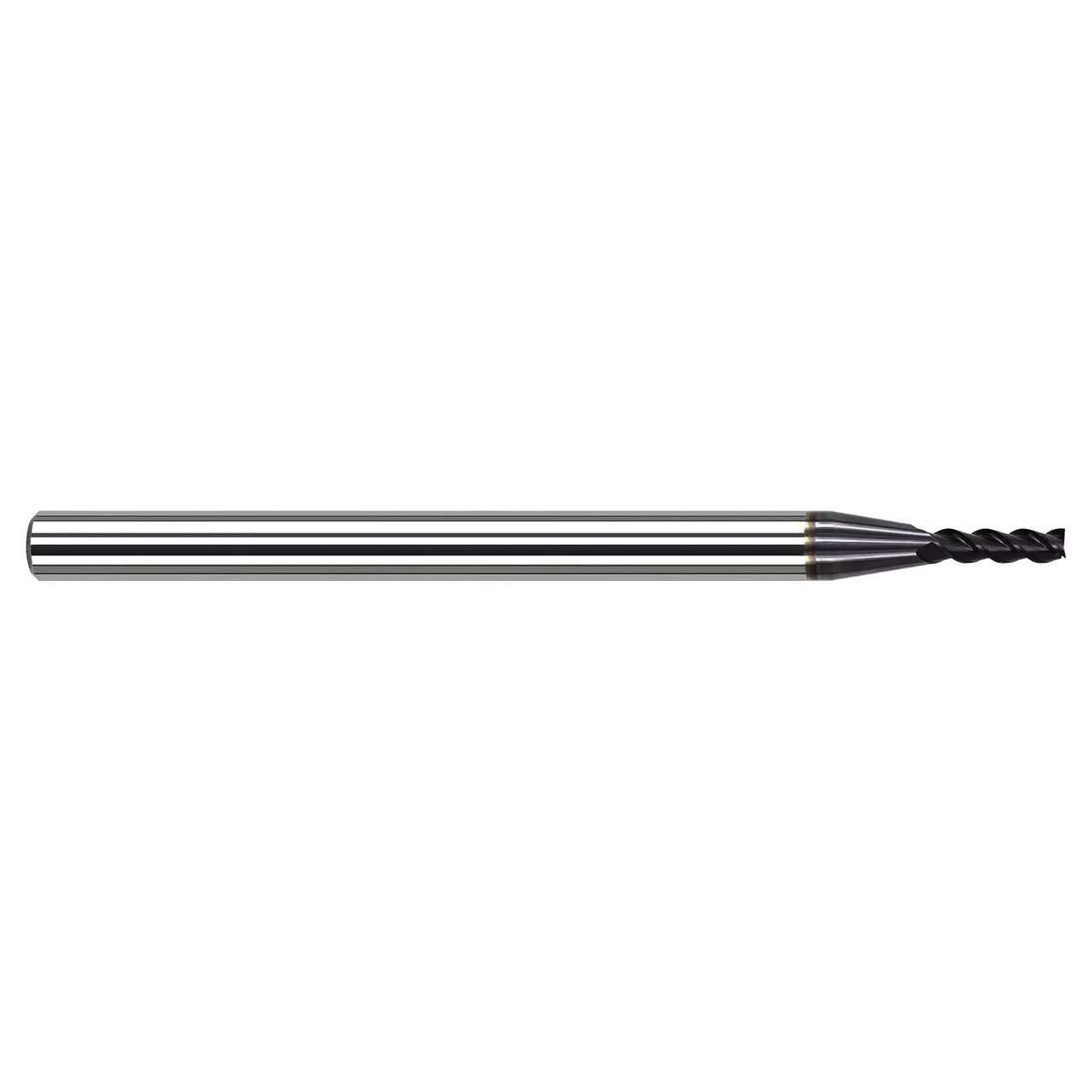 Harvey Tool 952650-C3 | 0.0500" Cutter Diameter x 0.2500" (1/4) LOC x 2.5000" (2-1/2) OAL 3 Flute C3 Coated Square End Mill