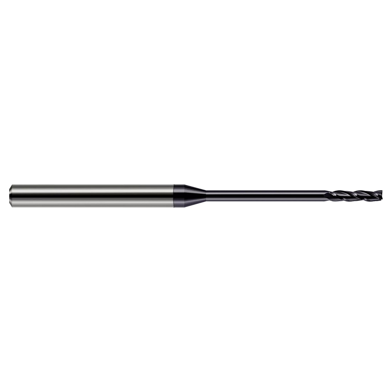 Harvey Tool 956370-C3 | 0.0700" Cutter Diameter x 0.3750" (3/8) LOC x 0.7000" Reach 3 Flute C3 Coated Square End Mill